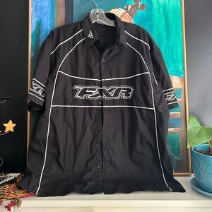 FXR Men's Black Casual Button Down Shirt